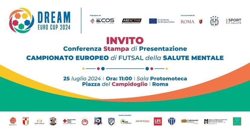 AITERP PRESENTE ALLA CONFERENZA STAMPA DI PRESENTAZIONE DEL  “CAMPIONATO EUROPEO DI FUTSAL DELLA SALUTE MENTALE”